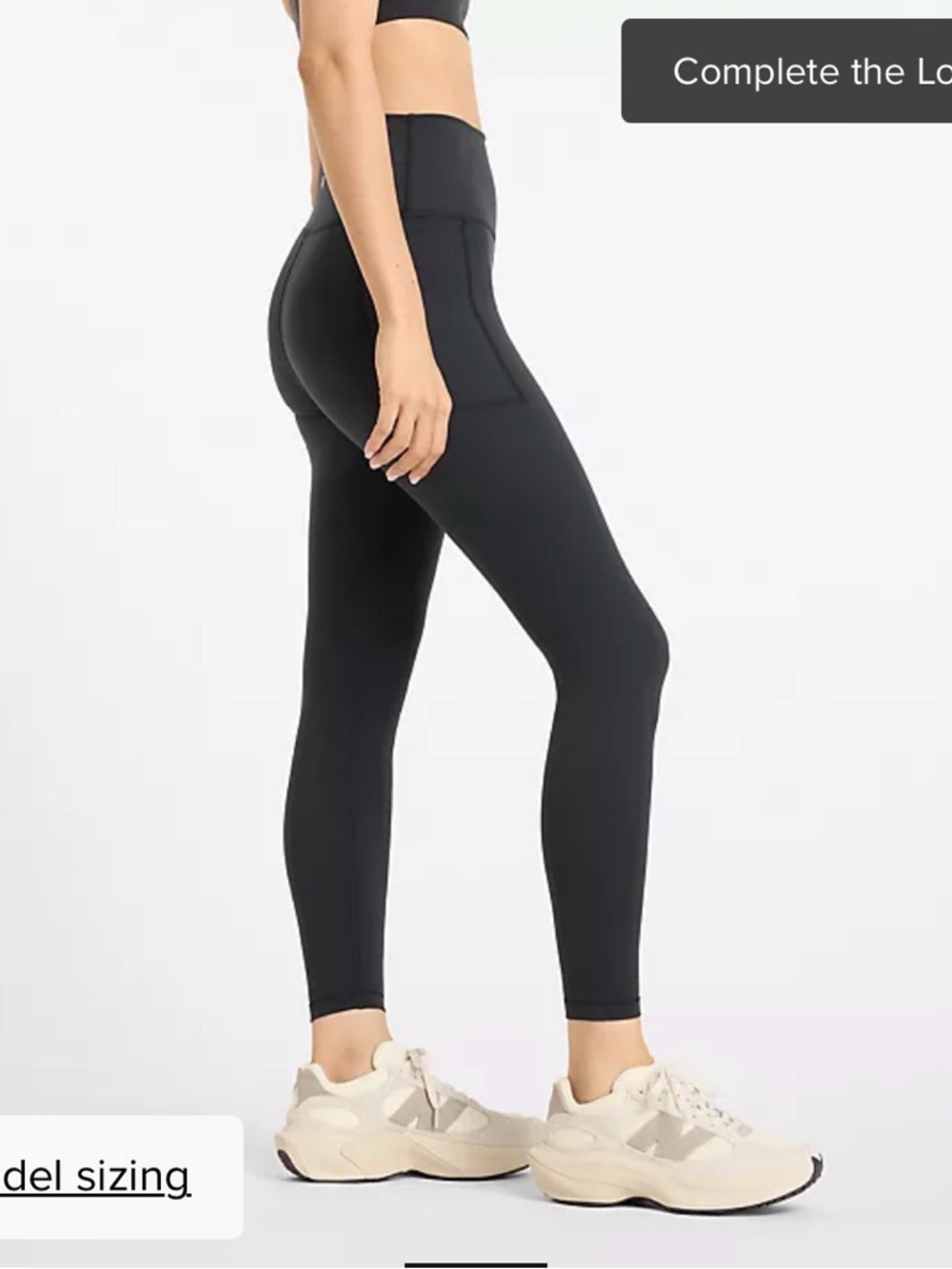 New Balance Harmony High-Rise Pocket Black Pocket Leggings 25” - Women - Picture 4 of 7